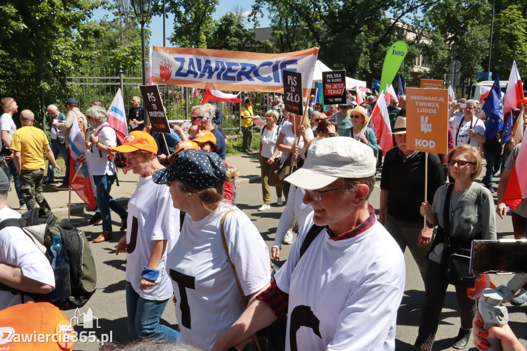 Fotorelacja: Zawiercie na Marszu 4 czerwca w Warszawie cz. 1