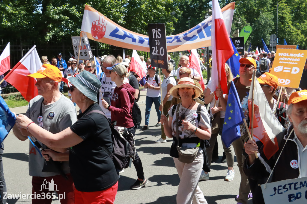 Fotorelacja: Zawiercie na Marszu 4 czerwca w Warszawie cz. 1