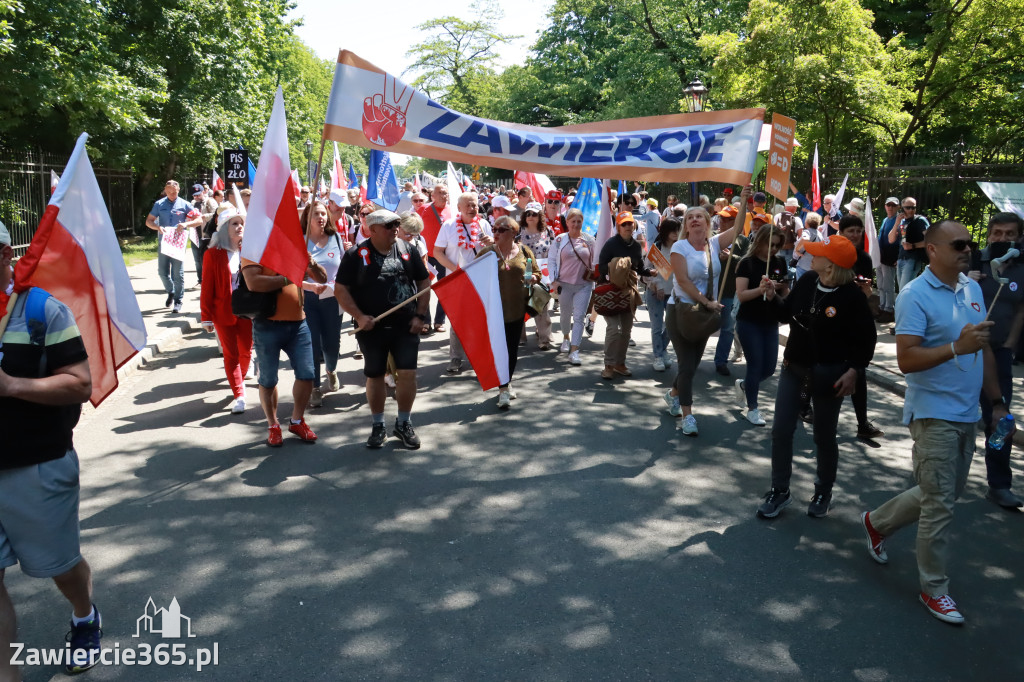 Fotorelacja: Zawiercie na Marszu 4 czerwca w Warszawie cz. 1
