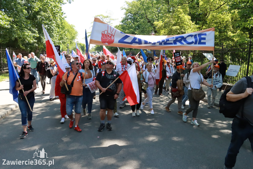 Fotorelacja: Zawiercie na Marszu 4 czerwca w Warszawie cz. 1