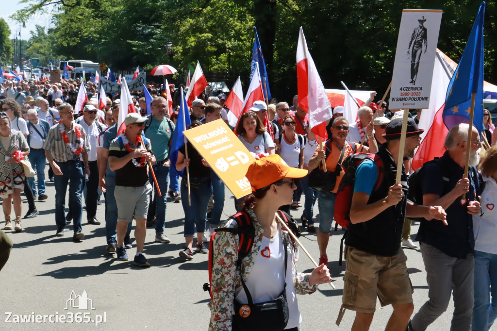 Fotorelacja: Zawiercie na Marszu 4 czerwca w Warszawie cz. 1