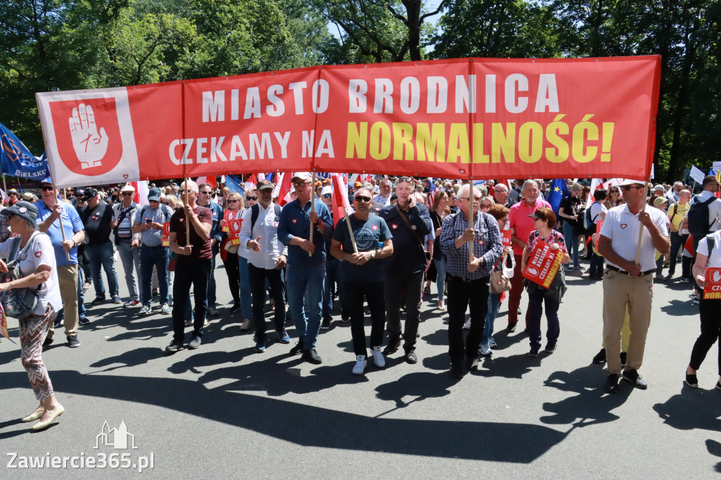 Fotorelacja: Zawiercie na Marszu 4 czerwca w Warszawie cz. 1