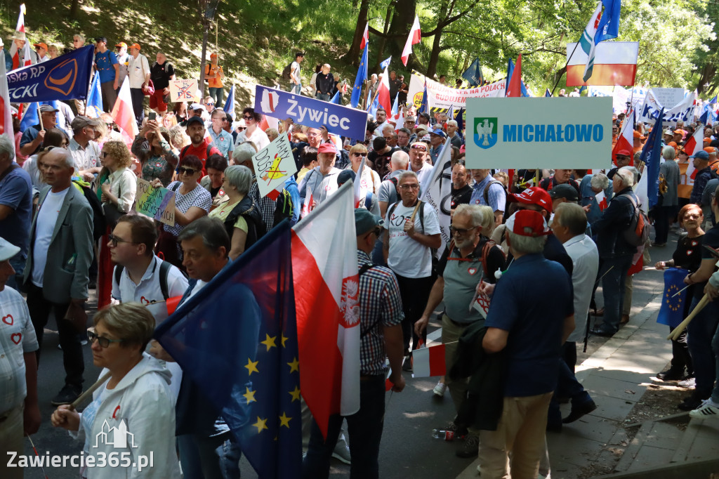 Fotorelacja: Zawiercie na Marszu 4 czerwca w Warszawie cz. 1