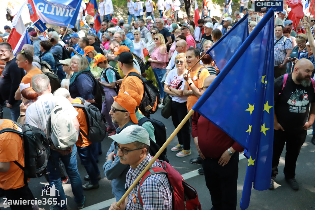 Fotorelacja: Zawiercie na Marszu 4 czerwca w Warszawie cz. 1