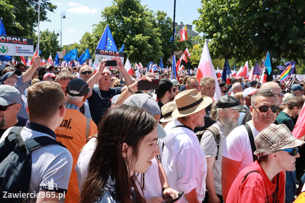 Fotorelacja: Zawiercie na Marszu 4 czerwca w Warszawie cz. 1