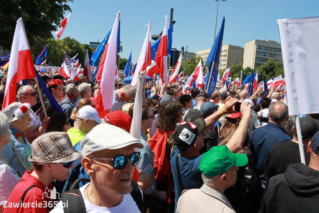Fotorelacja: Zawiercie na Marszu 4 czerwca w Warszawie cz. 1