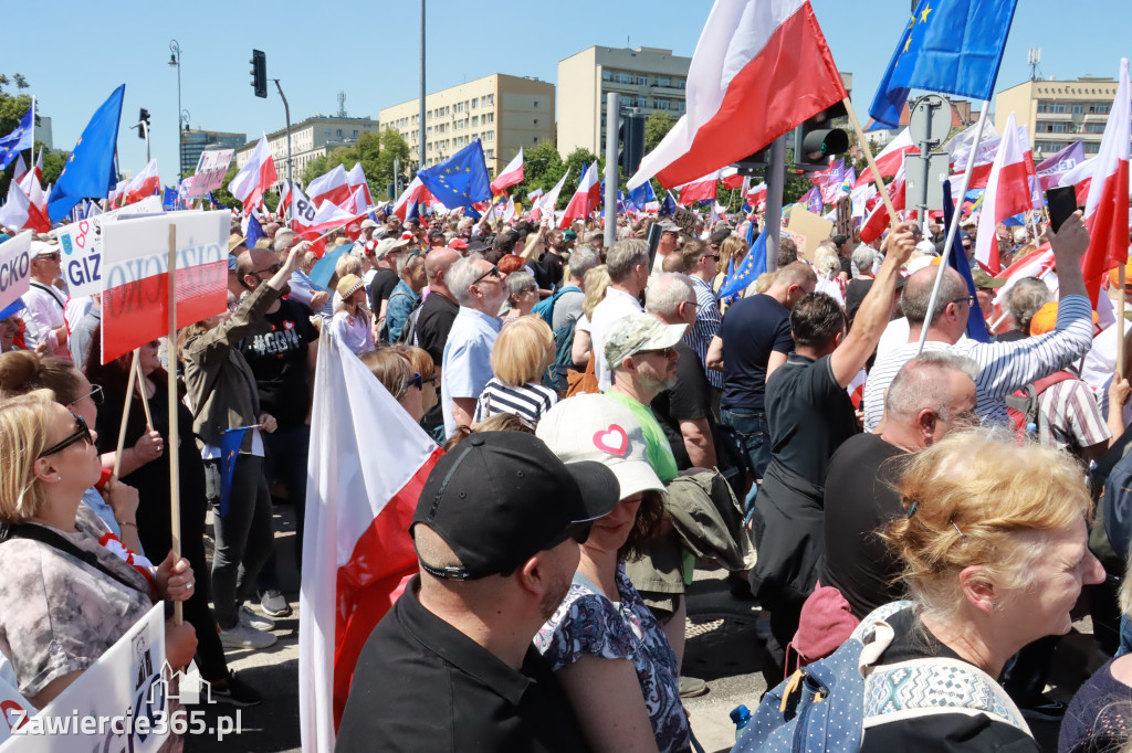 Fotorelacja: Zawiercie na Marszu 4 czerwca w Warszawie cz. 1