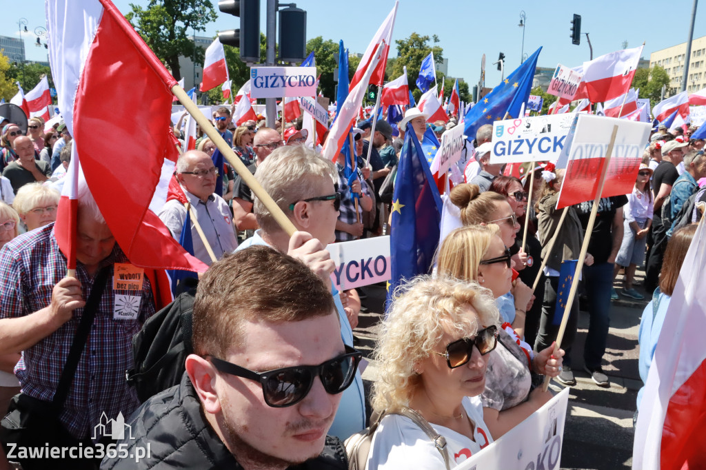 Fotorelacja: Zawiercie na Marszu 4 czerwca w Warszawie cz. 1