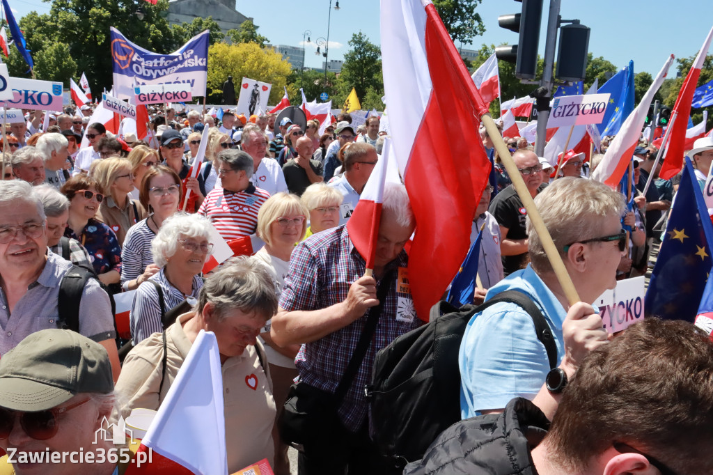 Fotorelacja: Zawiercie na Marszu 4 czerwca w Warszawie cz. 1