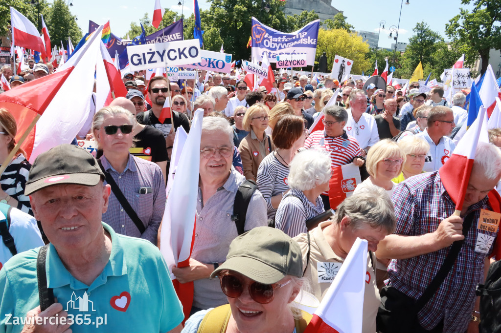 Fotorelacja: Zawiercie na Marszu 4 czerwca w Warszawie cz. 1