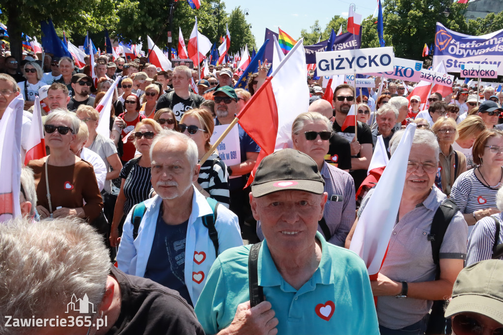 Fotorelacja: Zawiercie na Marszu 4 czerwca w Warszawie cz. 1