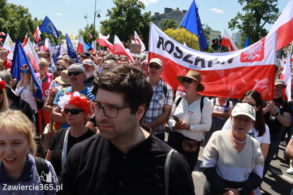 Fotorelacja: Zawiercie na Marszu 4 czerwca w Warszawie cz. 1