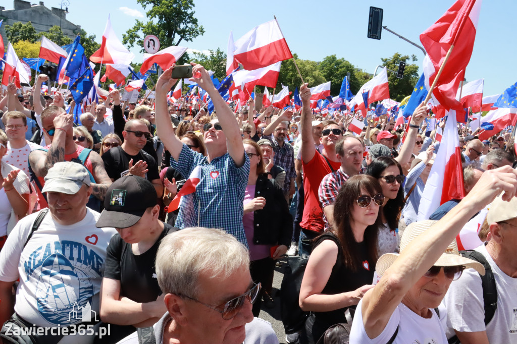 Fotorelacja: Zawiercie na Marszu 4 czerwca w Warszawie cz. 1