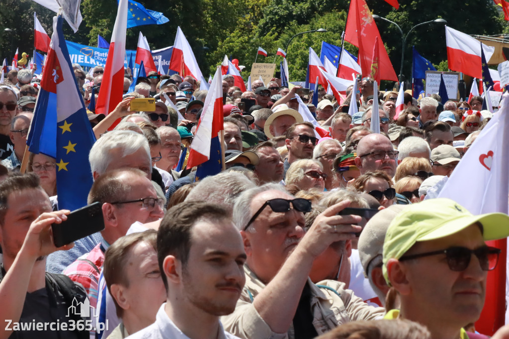 Fotorelacja: Zawiercie na Marszu 4 czerwca w Warszawie cz. 1