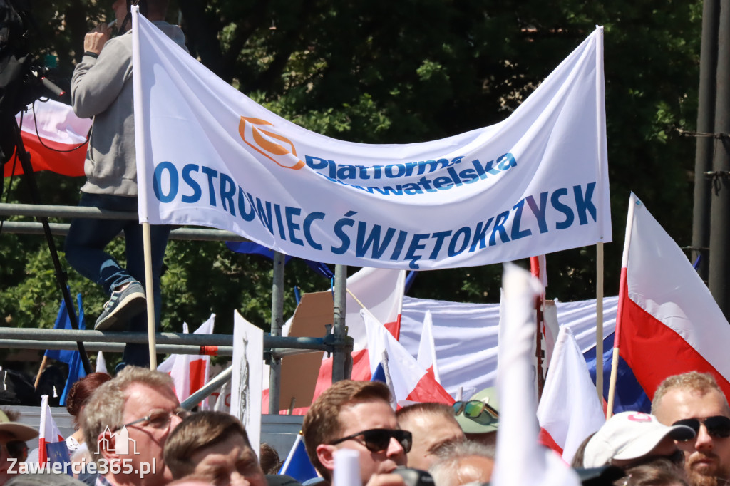 Fotorelacja: Zawiercie na Marszu 4 czerwca w Warszawie cz. 1