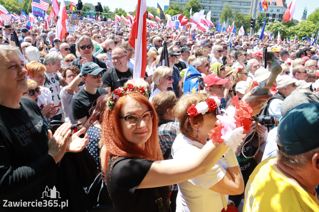 Fotorelacja: Zawiercie na Marszu 4 czerwca w Warszawie cz. 1