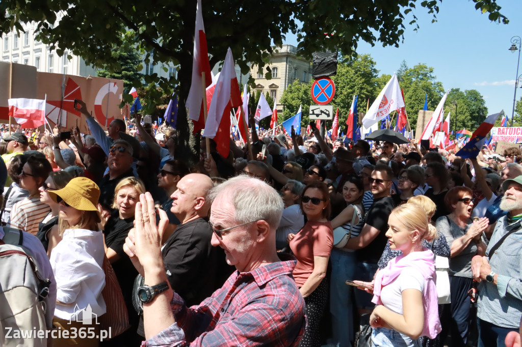 Fotorelacja: Zawiercie na Marszu 4 czerwca w Warszawie cz. 1