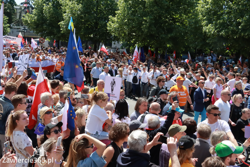 Fotorelacja: Zawiercie na Marszu 4 czerwca w Warszawie cz. 1