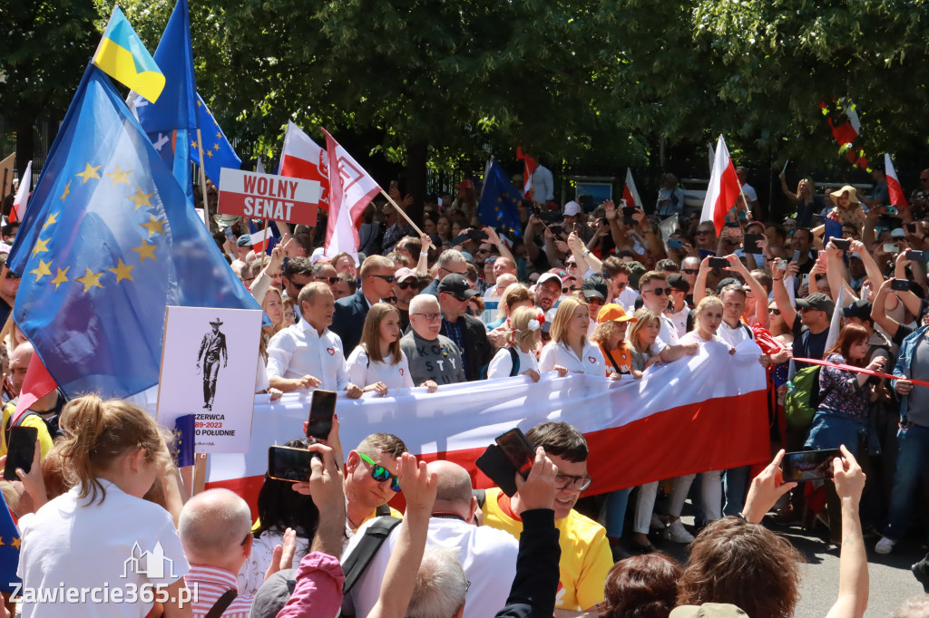 Fotorelacja: Zawiercie na Marszu 4 czerwca w Warszawie cz. 1