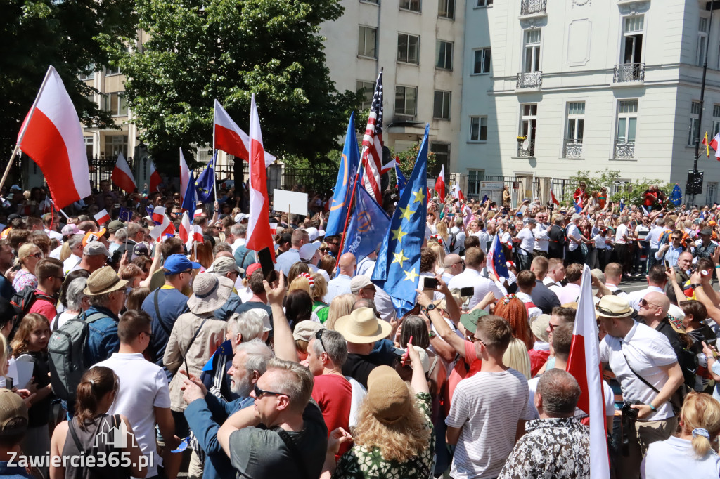 Fotorelacja: Zawiercie na Marszu 4 czerwca w Warszawie cz. 1