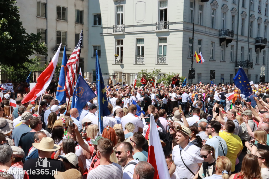 Fotorelacja: Zawiercie na Marszu 4 czerwca w Warszawie cz. 1