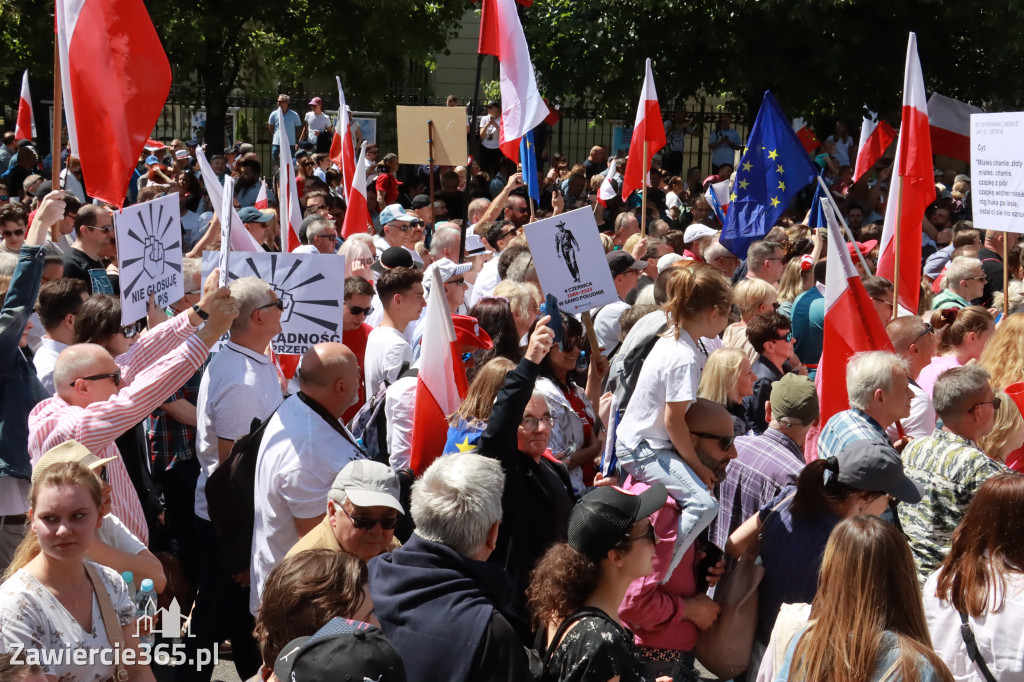 Fotorelacja: Zawiercie na Marszu 4 czerwca w Warszawie cz. 1