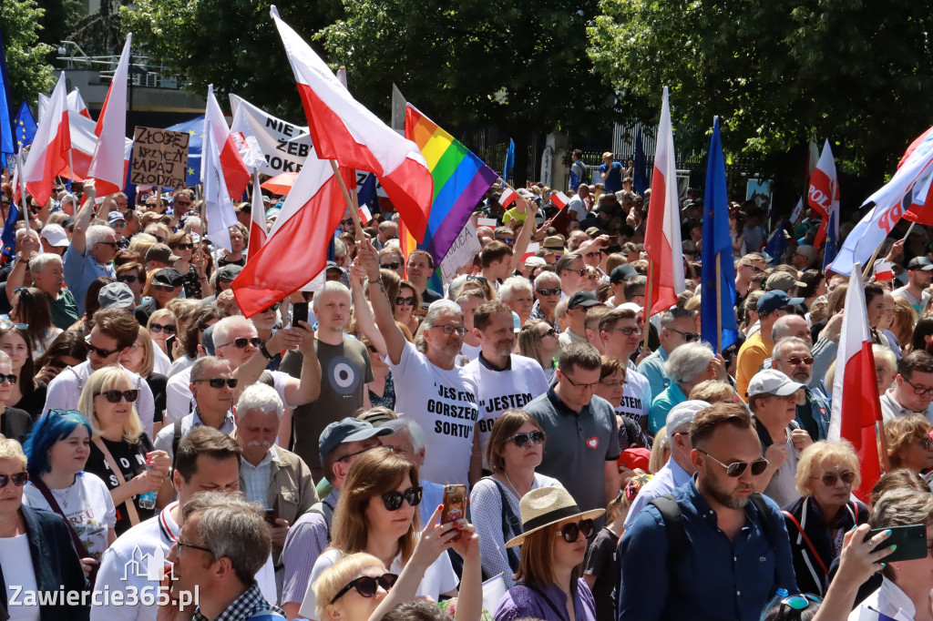 Fotorelacja: Zawiercie na Marszu 4 czerwca w Warszawie cz. 1