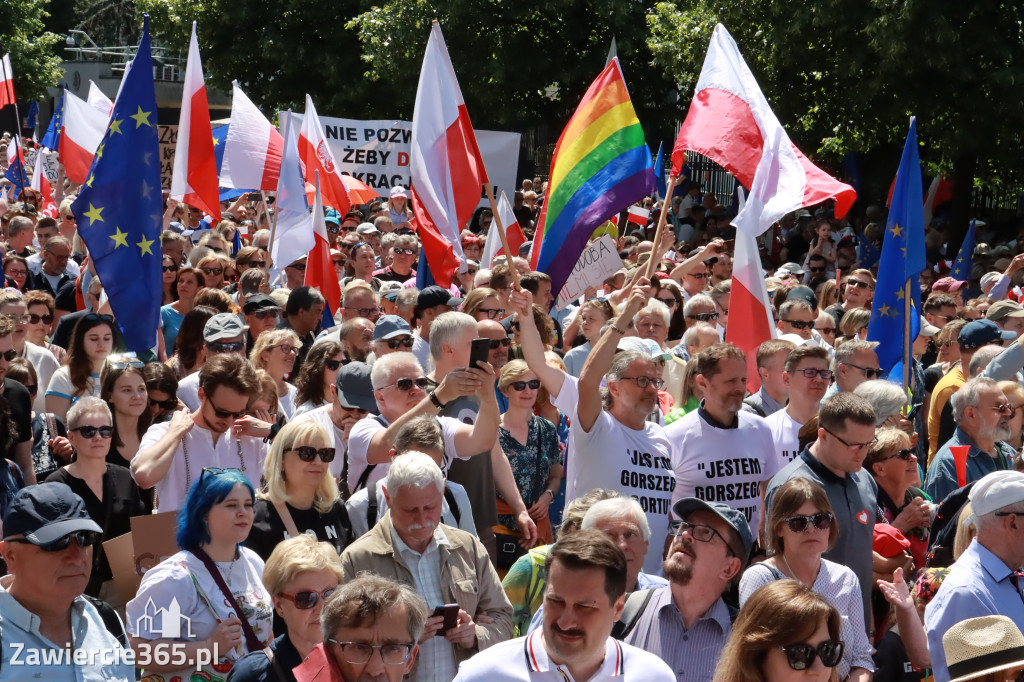 Fotorelacja: Zawiercie na Marszu 4 czerwca w Warszawie cz. 1