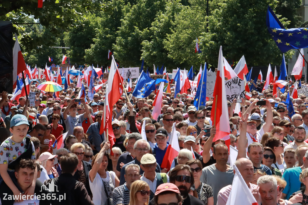 Fotorelacja: Zawiercie na Marszu 4 czerwca w Warszawie cz. 1