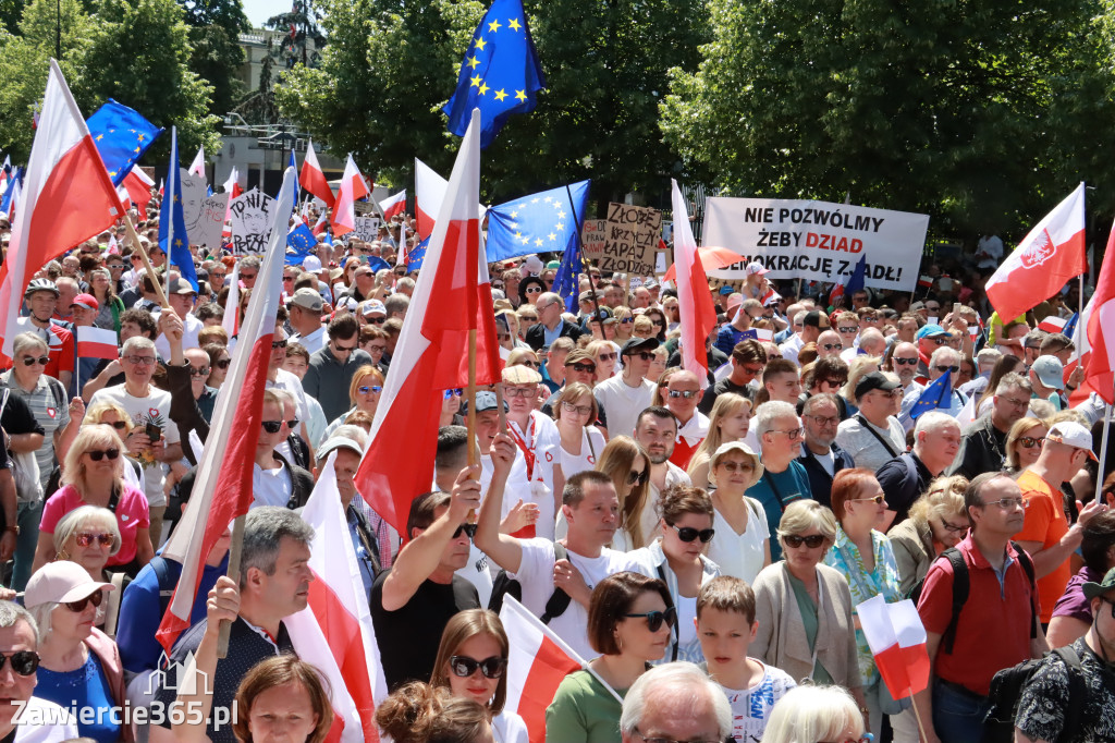 Fotorelacja: Zawiercie na Marszu 4 czerwca w Warszawie cz. 1