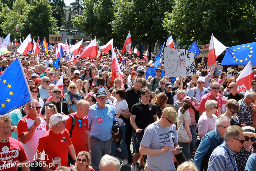 Fotorelacja: Zawiercie na Marszu 4 czerwca w Warszawie cz. 1