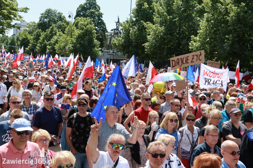 Fotorelacja: Zawiercie na Marszu 4 czerwca w Warszawie cz. 1
