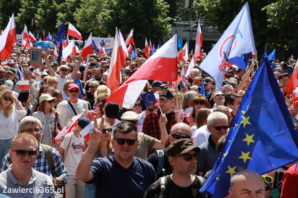 Fotorelacja: Zawiercie na Marszu 4 czerwca w Warszawie cz. 1