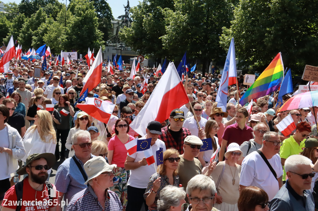 Fotorelacja: Zawiercie na Marszu 4 czerwca w Warszawie cz. 1
