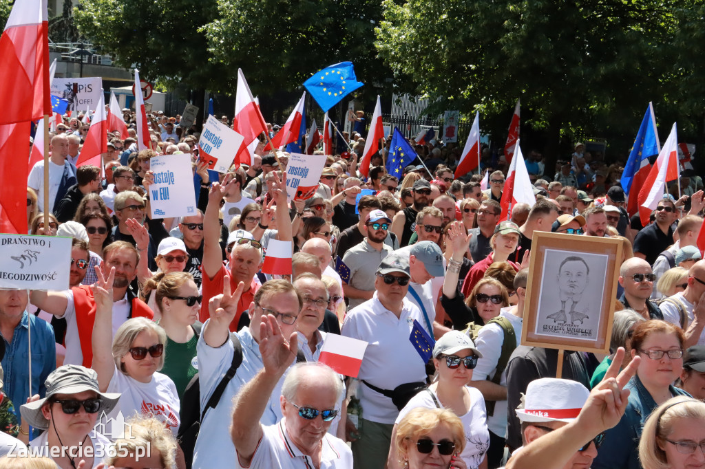 Fotorelacja: Zawiercie na Marszu 4 czerwca w Warszawie cz. 1