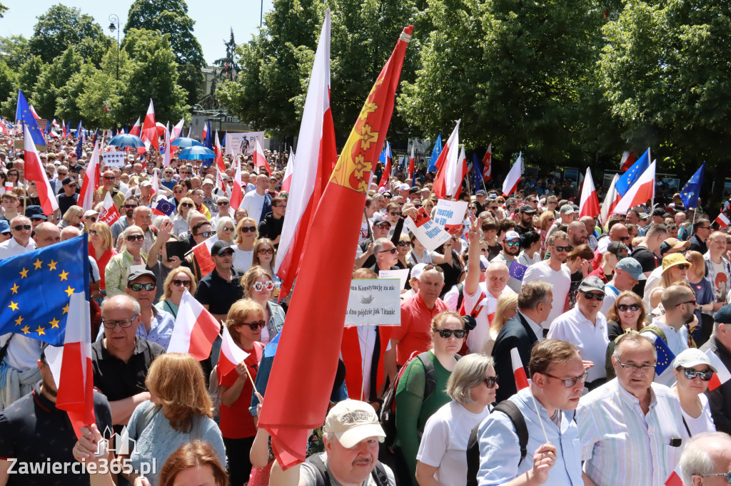 Fotorelacja: Zawiercie na Marszu 4 czerwca w Warszawie cz. 1