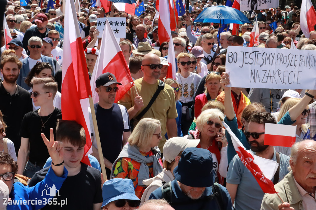 Fotorelacja: Zawiercie na Marszu 4 czerwca w Warszawie cz. 1