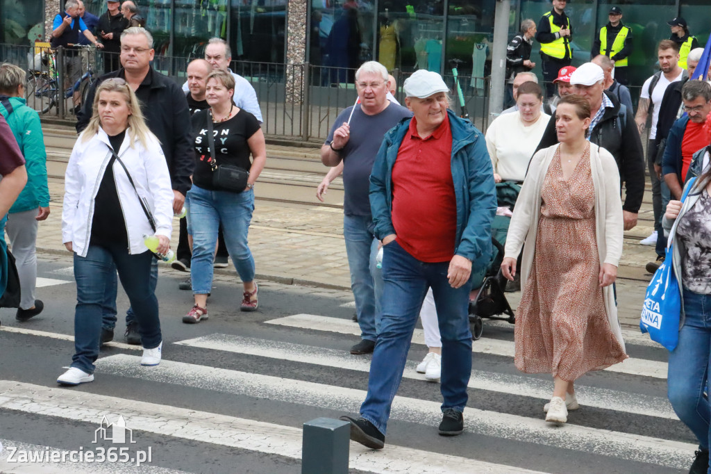 Fotorelacja: Wiec Donalda Tuska we Wrocławiu.