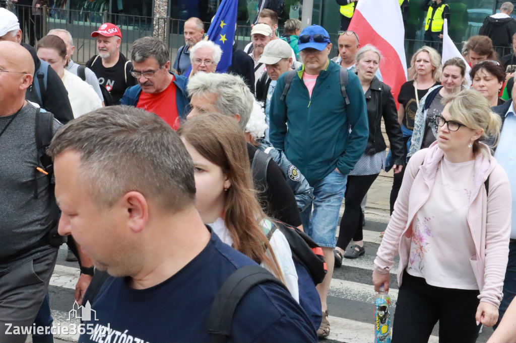 Fotorelacja: Wiec Donalda Tuska we Wrocławiu.