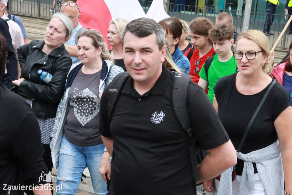 Fotorelacja: Wiec Donalda Tuska we Wrocławiu.