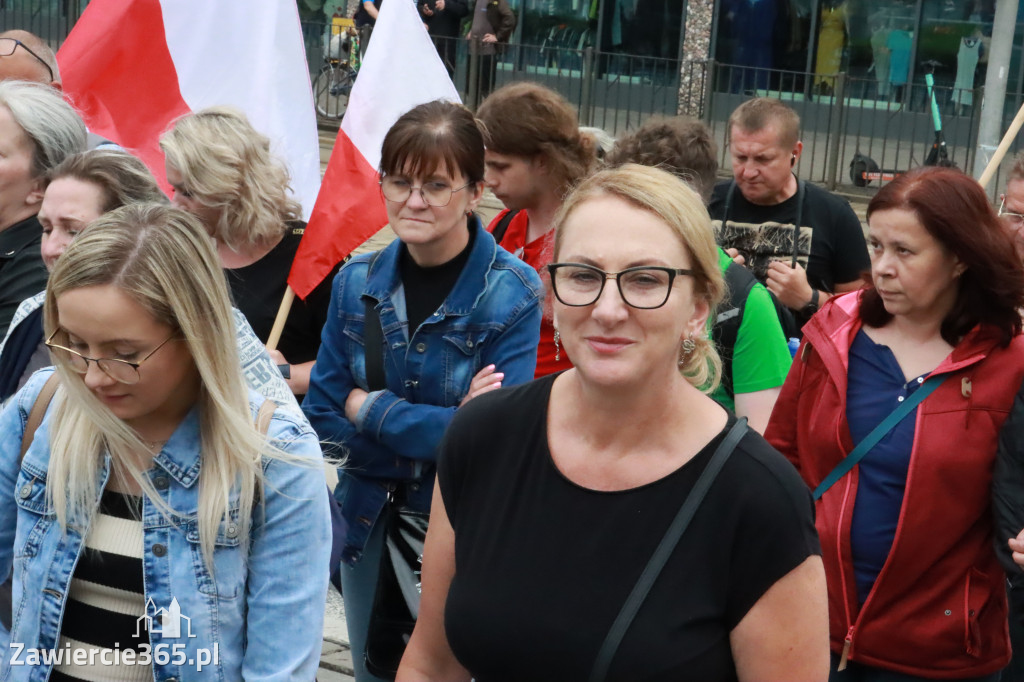 Fotorelacja: Wiec Donalda Tuska we Wrocławiu.