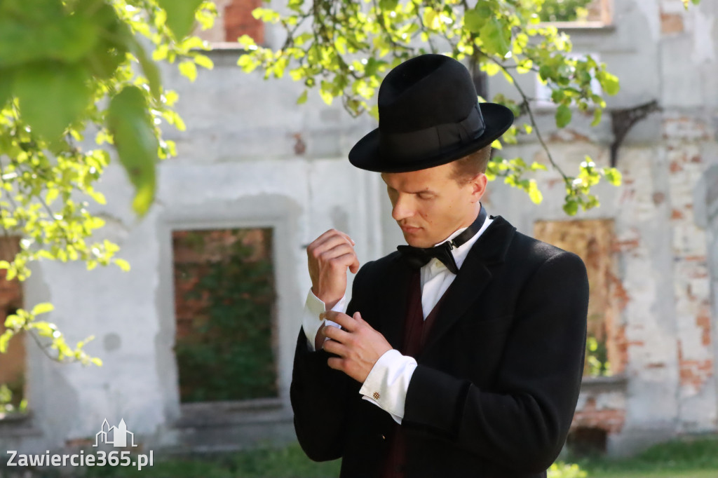 Sesja zdjęciowa przed Pokazem Mody Historycznej - Włodowice.