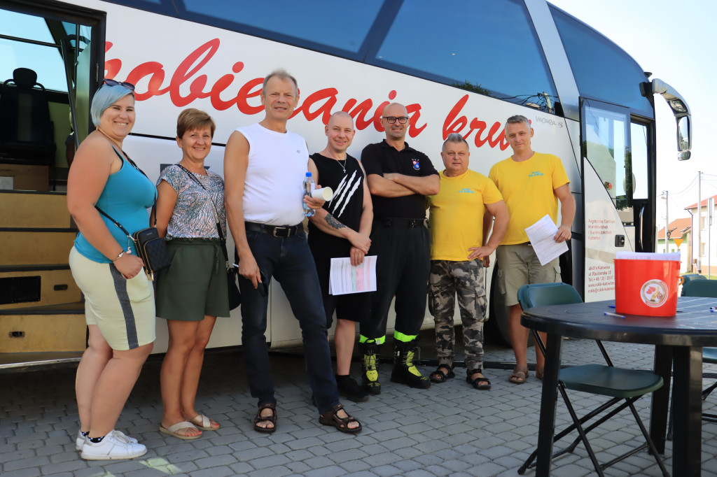 Krwiobus na Rynku we Włodowicach