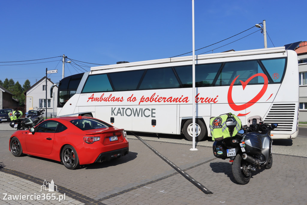 Krwiobus na Rynku we Włodowicach