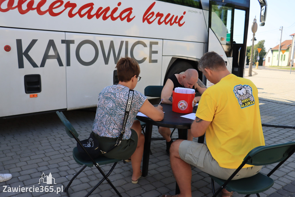 Krwiobus na Rynku we Włodowicach