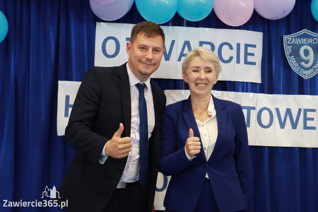 Fotorelacja: Uroczystość Otwarcia Hali Sportowej przy SP9 w Zawierciu.