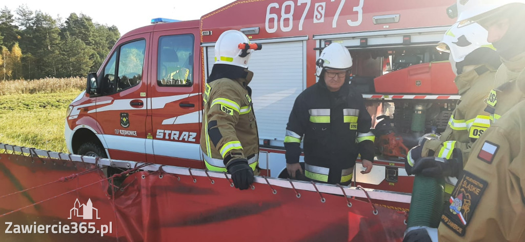 Fotorelacja Zdów: Ćwiczenia Zgrywające Jednostek OSP z gminy Włodowice