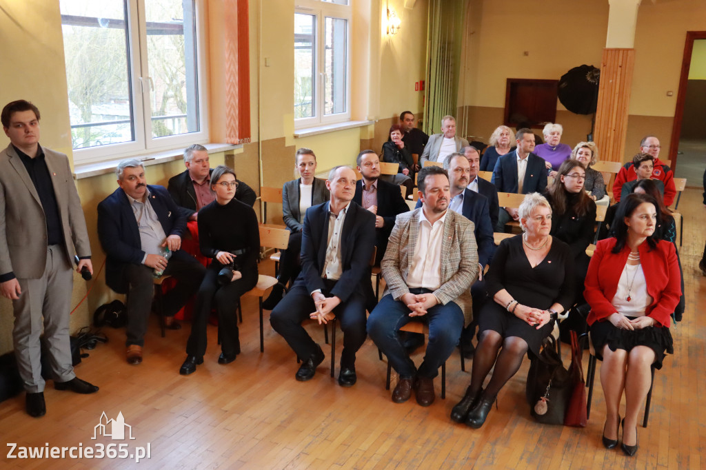 Fotorelacja: Prezentacja kandydatów Komitetu Koalicji Obywatelskiej w Zawierciu