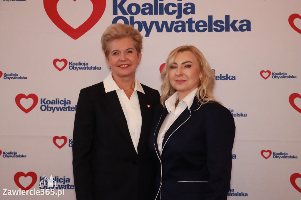 Fotorelacja: Prezentacja kandydatów Komitetu Koalicji Obywatelskiej w Zawierciu