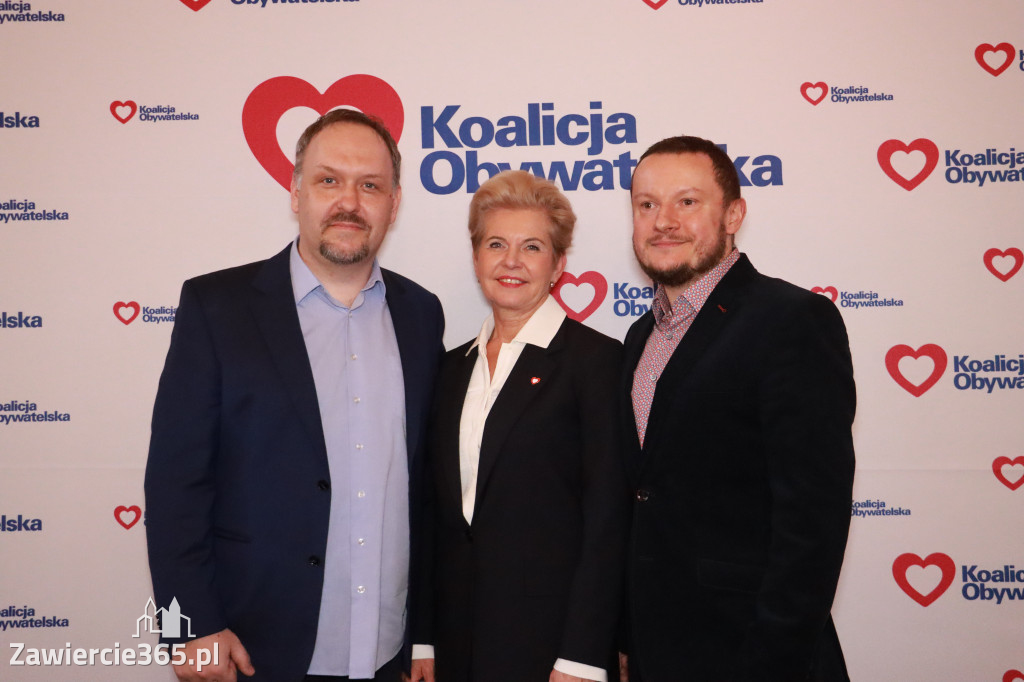 Fotorelacja: Prezentacja kandydatów Komitetu Koalicji Obywatelskiej w Zawierciu